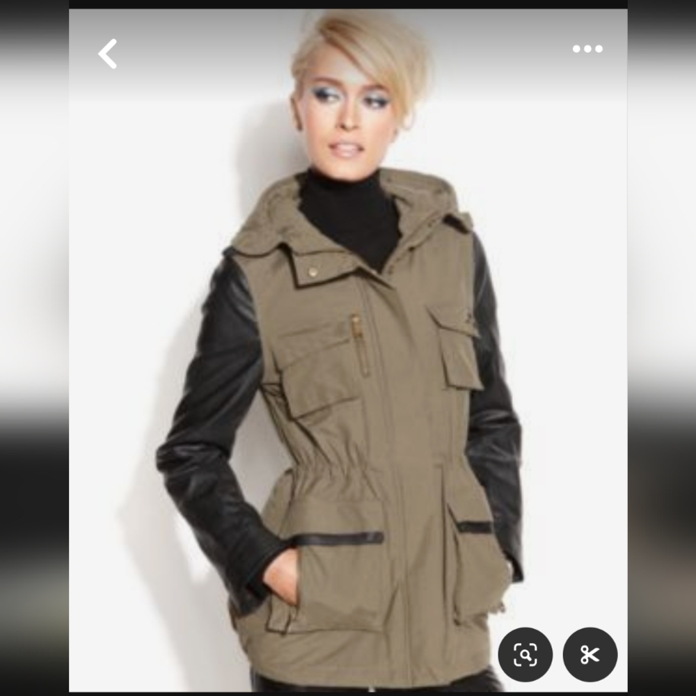 Steve Madden Military Style Olive Jacket XL